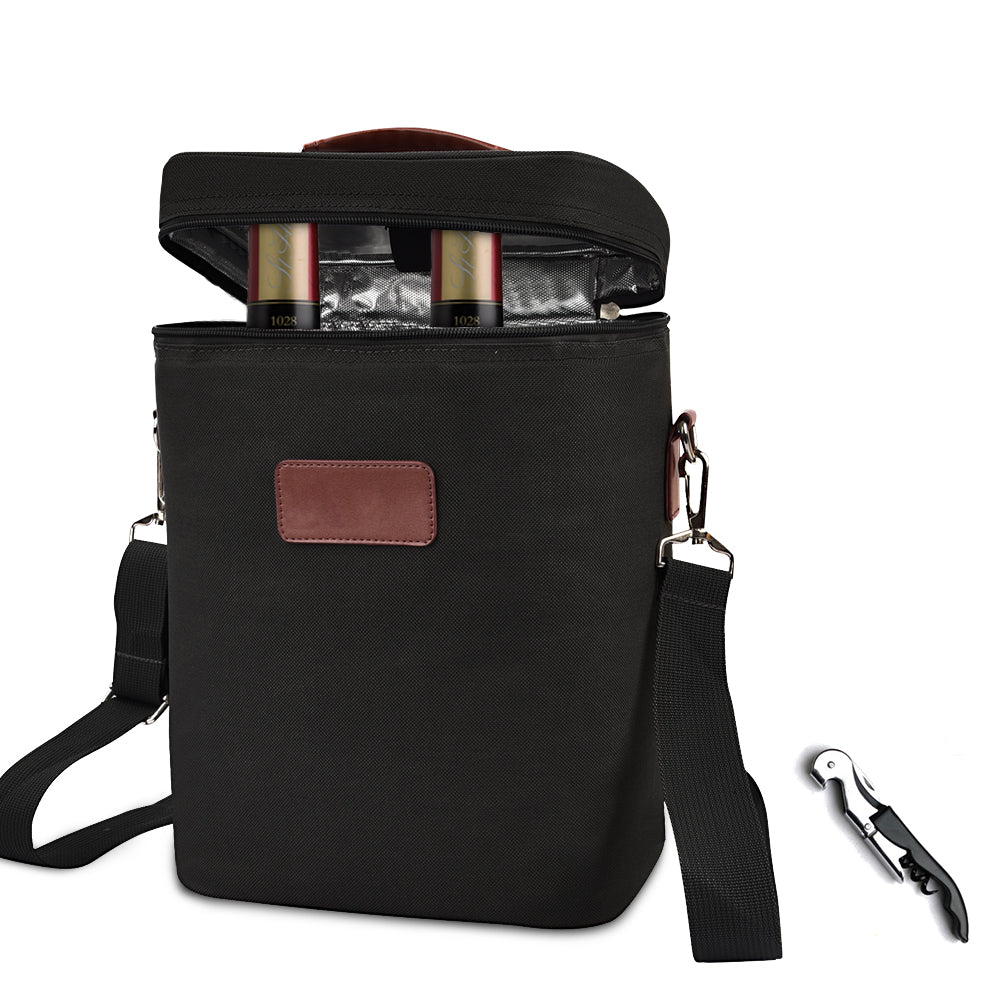 Lunch bag, red wine thermal bag, four - bottle wine cooler bag, outdoor picnic bag, picnic bag.