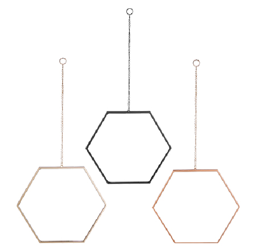Wholesale Hexagonal Hanging Mirrors, Diversified Space Decoration