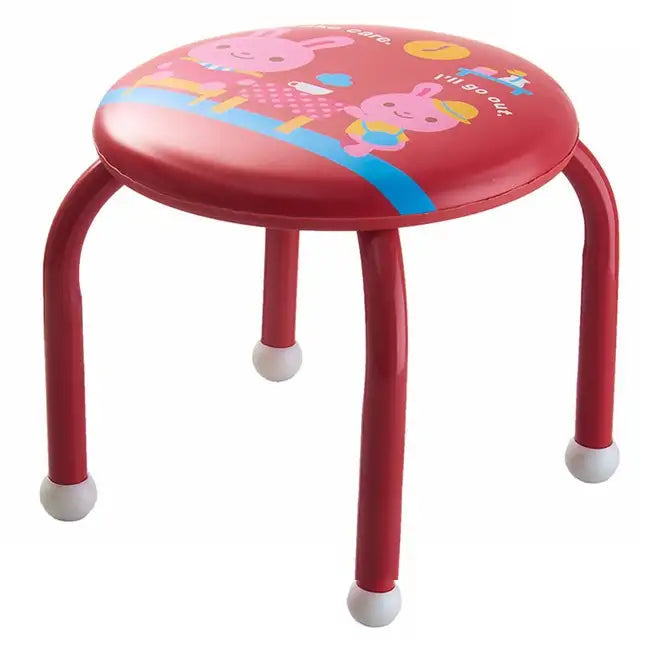 Hot - selling small leather round stools with cute cartoon patterns. Children's squeaky chairs. New - style short stools that can make sounds. Children's soft PU small round stools for household and kindergarten use