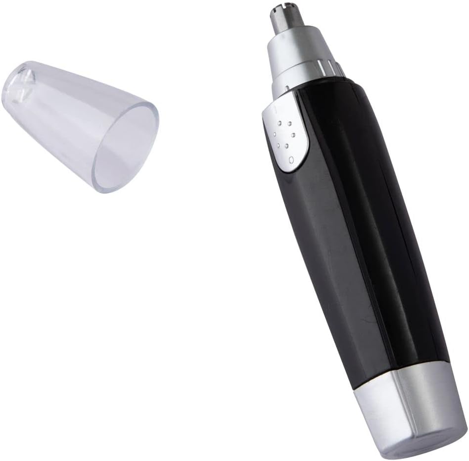 new - type electric nose hair trimmer for both men and women, a nasal cavity cleaner, a nose hair scissors, and a rechargeable hair - shaving device.