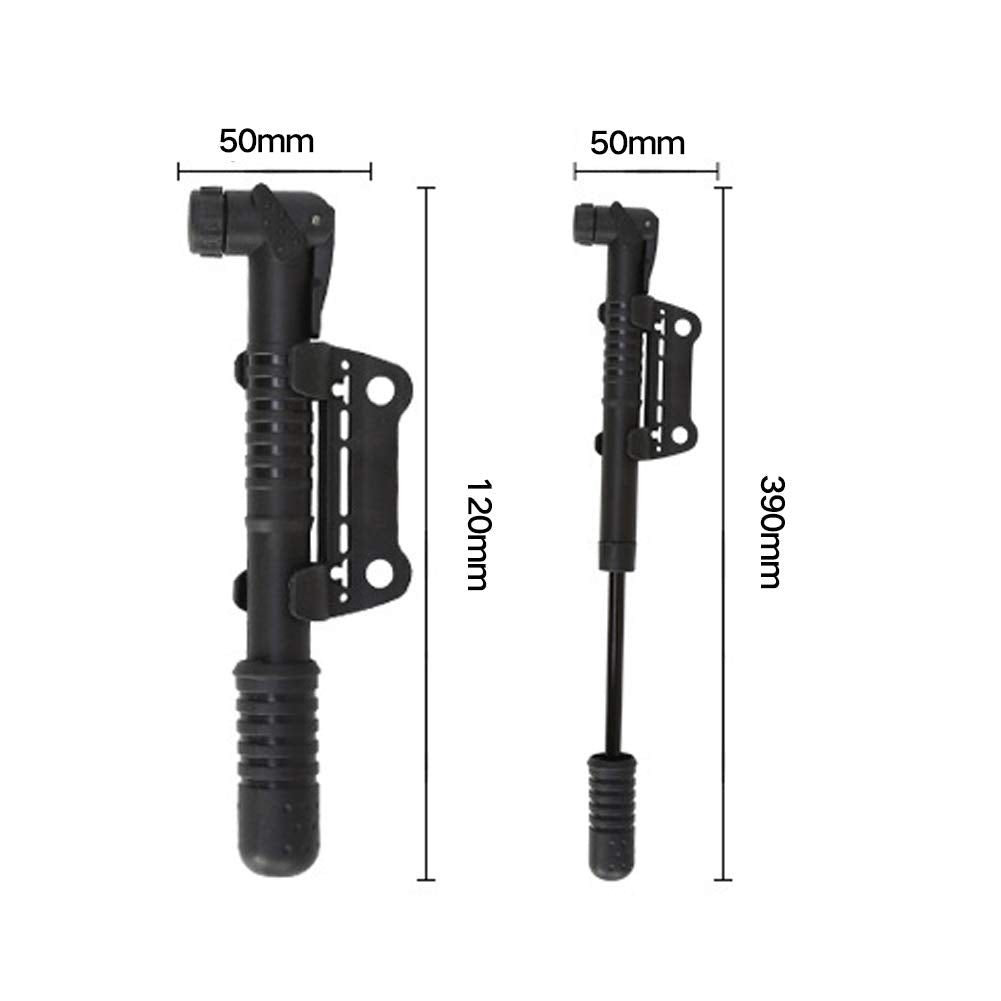 Wholesale mini - portable high - pressure mountain bike and bicycle pumps, household pumps for basketballs, swimming rings, and balloons