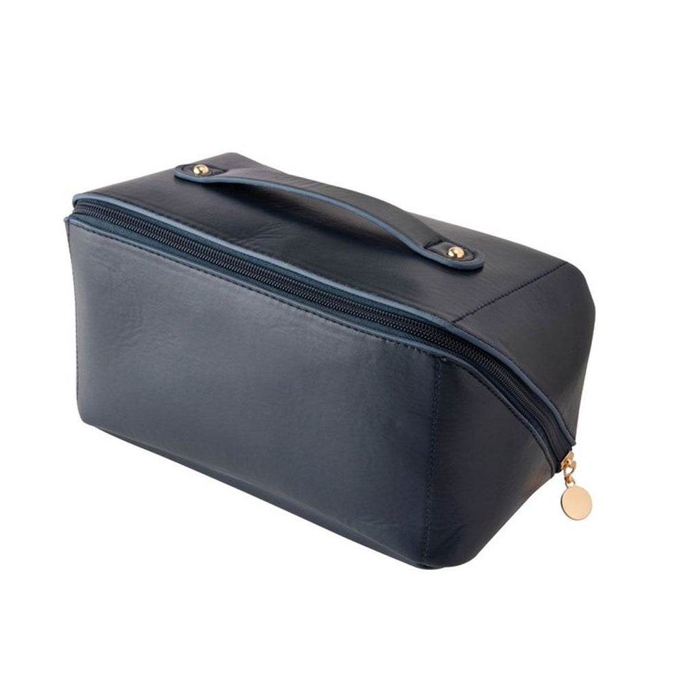 A multi - layer makeup bag with a high - end feel, thickened storage, a wash bag for travel, a lightweight pillow bag, portable for skin - care products when going out, and large - capacity for makeup.
