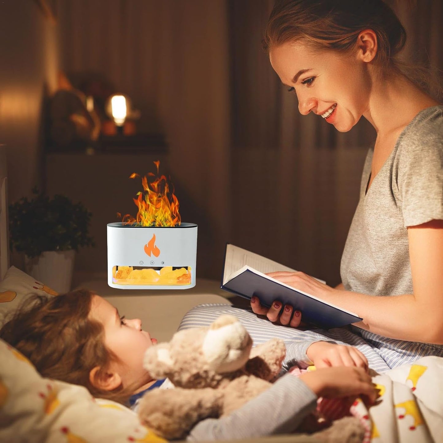 New style salt stone simulated flame aroma diffusersVolcano type aroma diffusers, lava type aroma diffusers. Large fog volume, small, USB powered, household air humidifiers. Essential oil diffusers