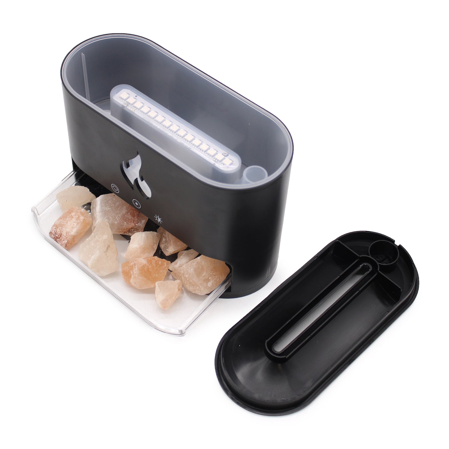 New style salt stone simulated flame aroma diffusersVolcano type aroma diffusers, lava type aroma diffusers. Large fog volume, small, USB powered, household air humidifiers. Essential oil diffusers