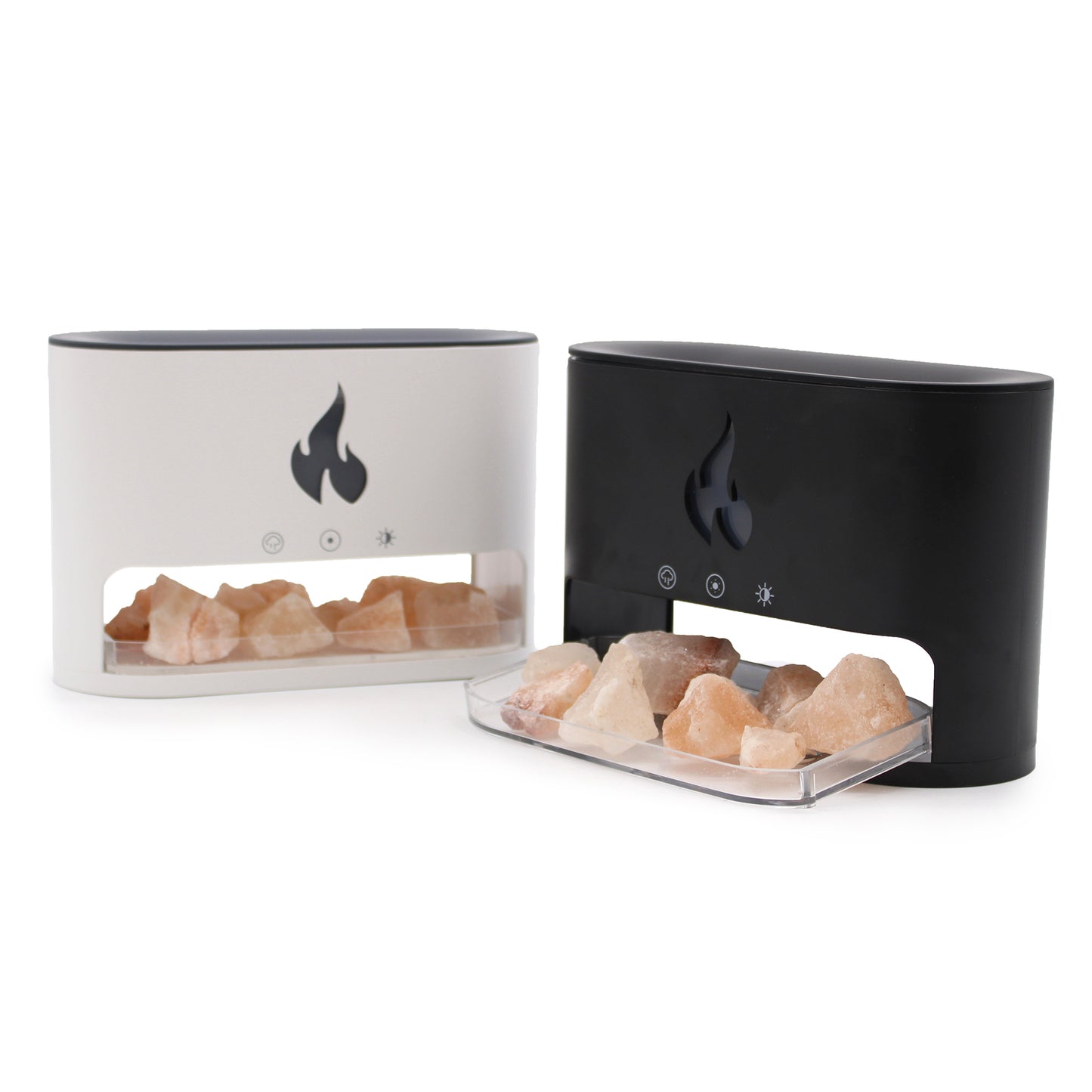 New style salt stone simulated flame aroma diffusersVolcano type aroma diffusers, lava type aroma diffusers. Large fog volume, small, USB powered, household air humidifiers. Essential oil diffusers
