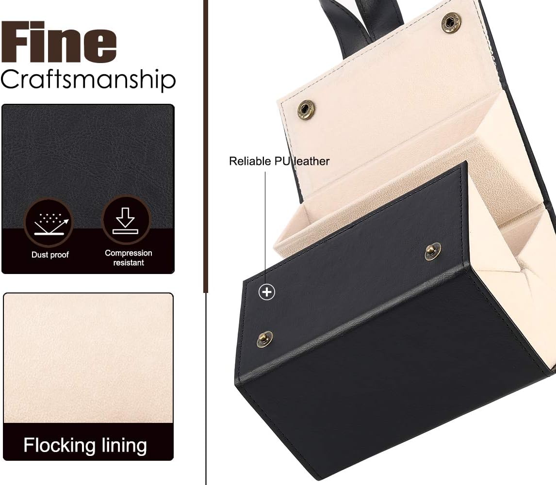 Wholesale Leather Multi - compartment Eyeglass Cases, Simple Sunglass Storage Boxes, Portable and Large - Capacity Multi - fold Eyeglass Cases