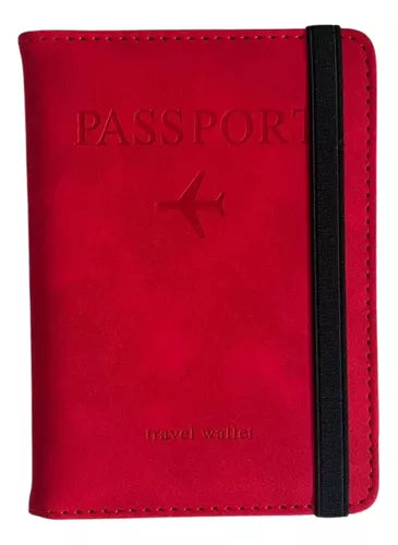 Spot RFID Passport Holder, Made of PU Leather, Multi - functional, with SIM Card Slot, Document Holder Cover, Passport Case for Wholesale