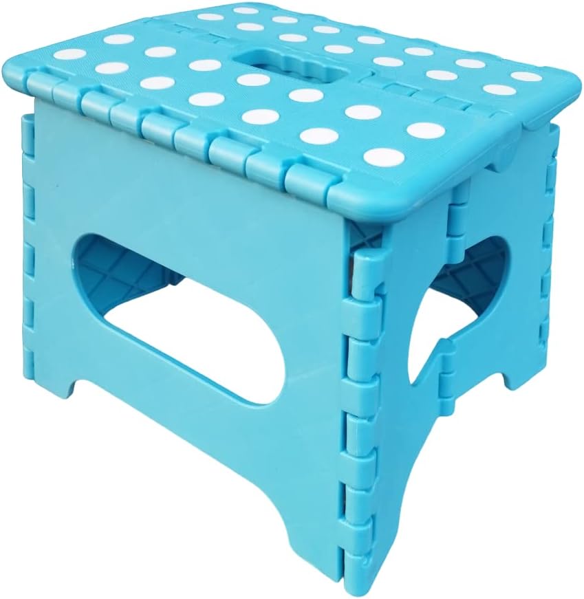 Thickened plastic folding stools, small children's stools, portable indoor and outdoor small stools, bathroom folding stools.