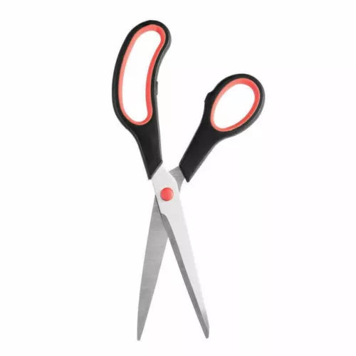 Stainless - steel office scissors, large - sized paper - cutting scissors, wholesale, household and kitchen scissors, metal, sharp and durable scissors