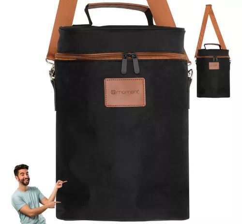 Lunch bag, red wine thermal bag, four - bottle wine cooler bag, outdoor picnic bag, picnic bag.