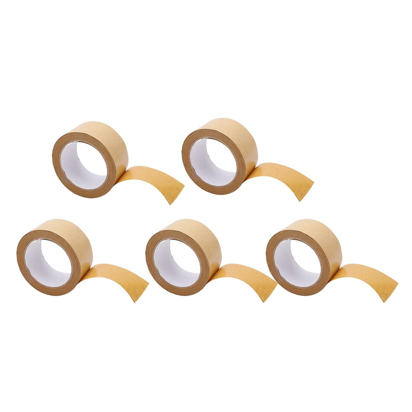 Wholesale writable kraft paper tape for carton sealing, picture - framing, non - coated, tear - able by hand.