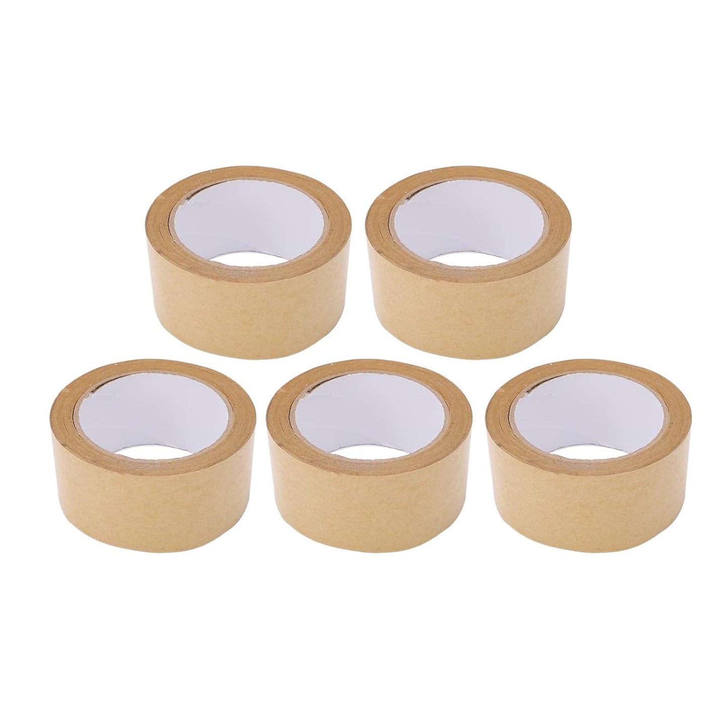 Wholesale writable kraft paper tape for carton sealing, picture - framing, non - coated, tear - able by hand.