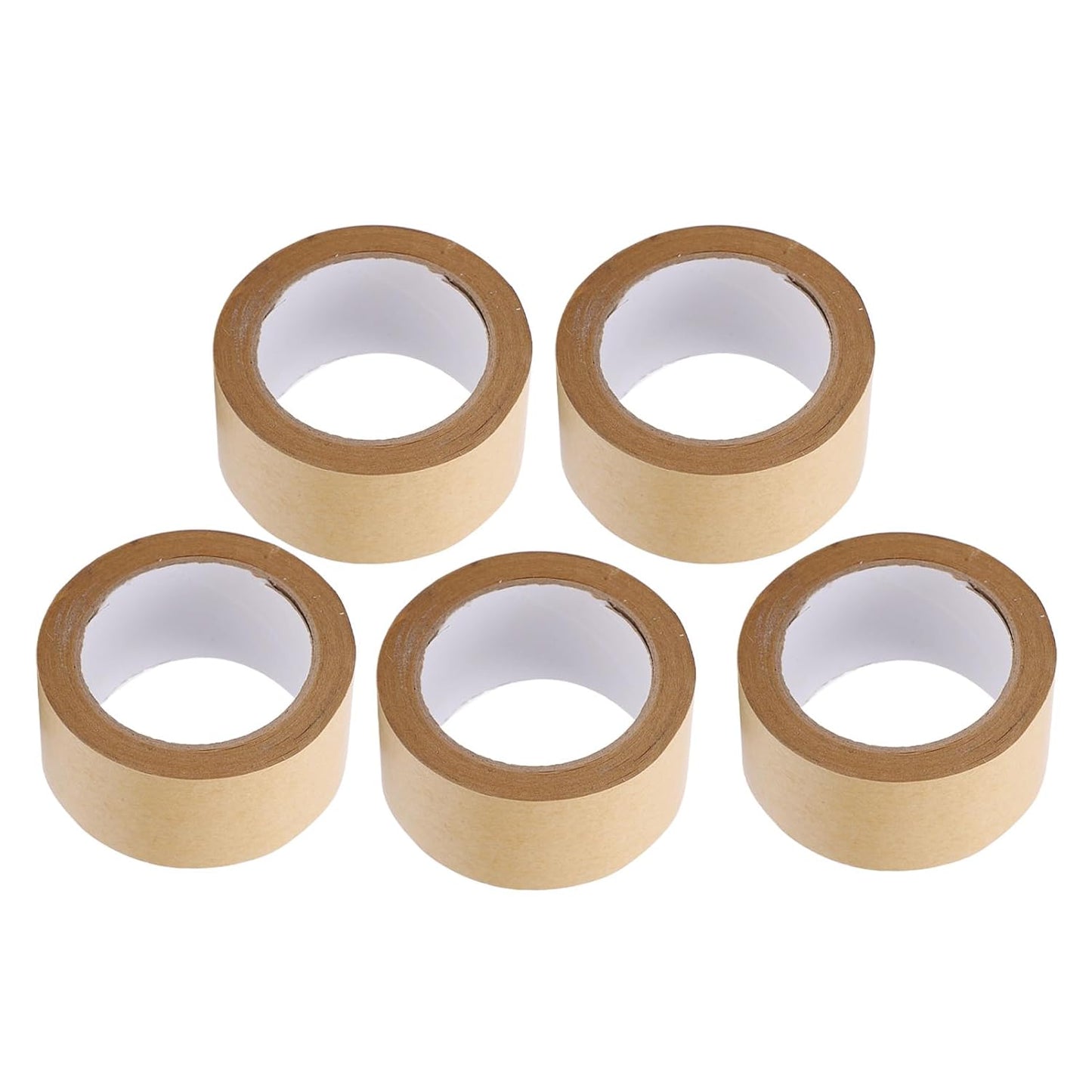 Wholesale writable kraft paper tape for carton sealing, picture - framing, non - coated, tear - able by hand.