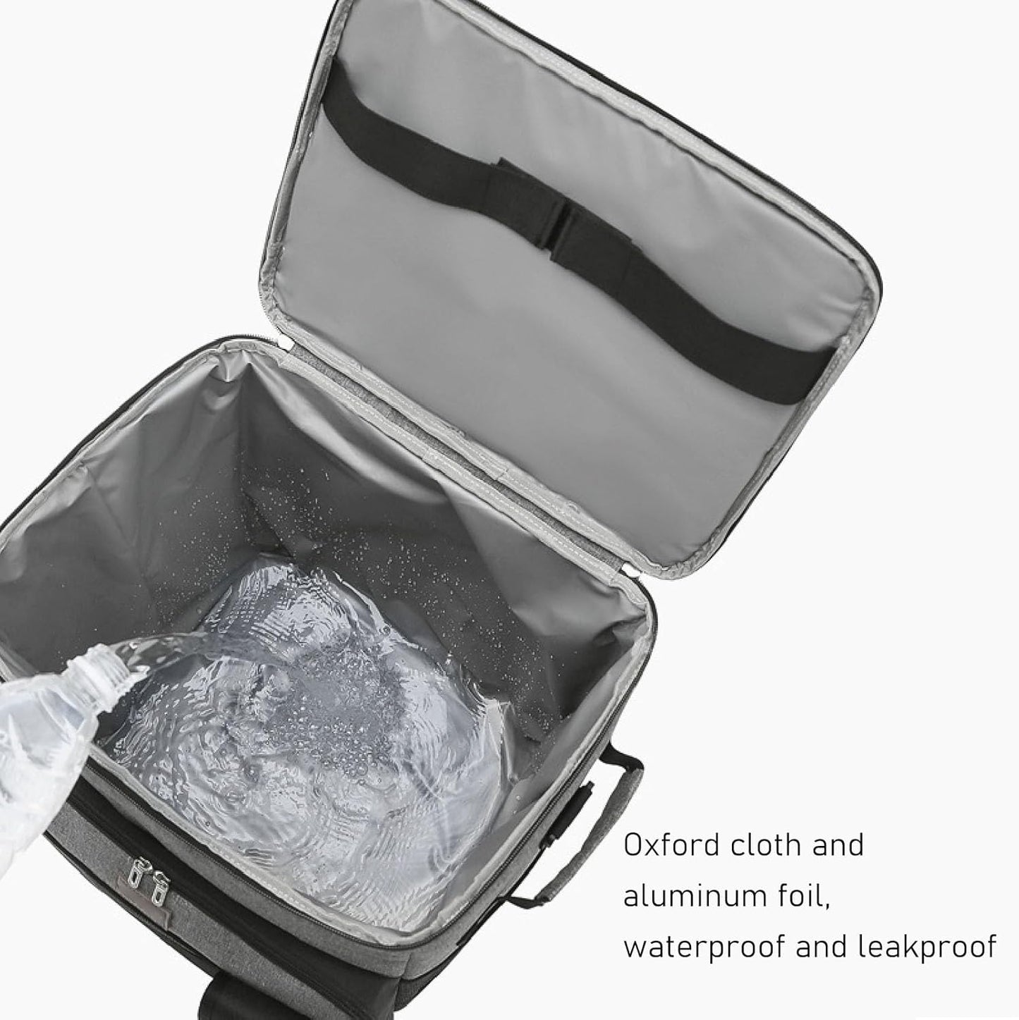 Portable Cooler Bag Camping Thermal Insulation Storage Organizer Waterproof & Leakproof Keep Hot & Cold 35L Large ty with Pull Rod for Outdoor Travel Camping Picnic Hiking Fishing Beach