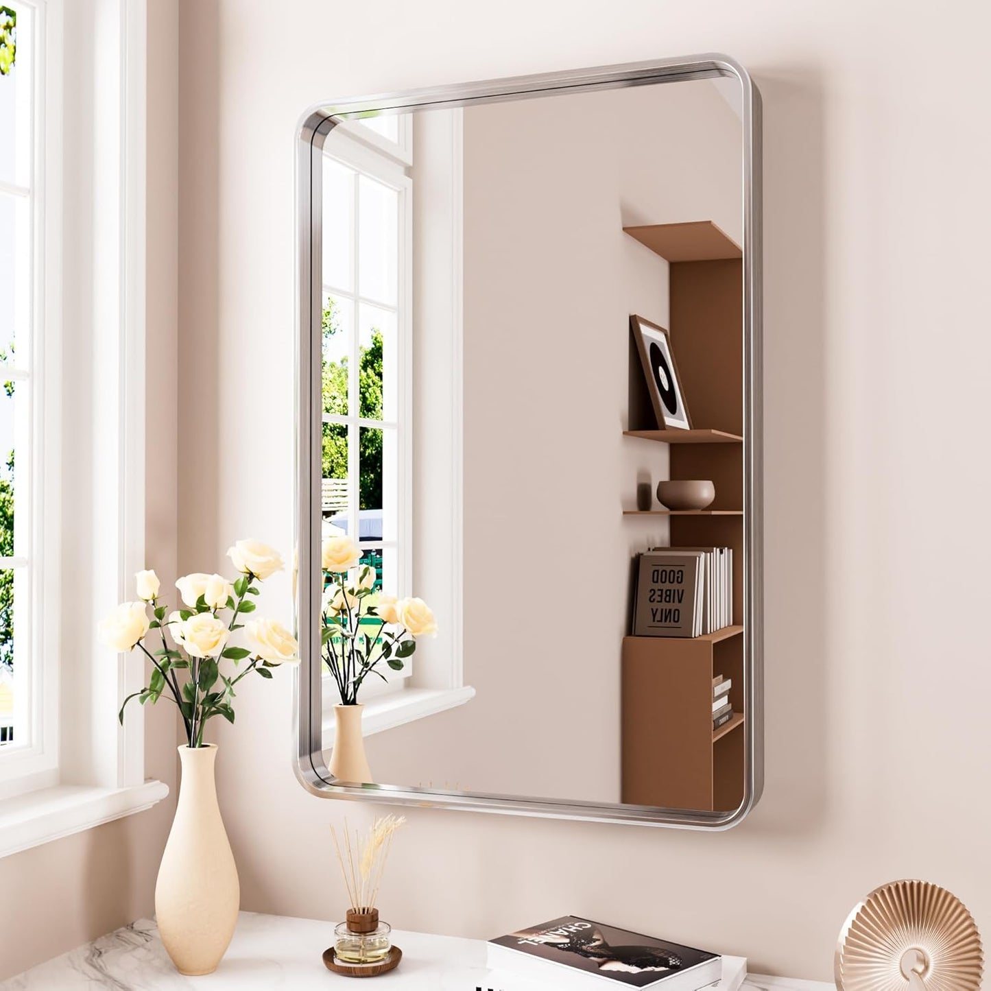 Bathroom mirrors, mirrors for washstands, restroom mirrors, wall - mounted mirrors for toilets and washrooms, makeup mirrors for dressing tables.