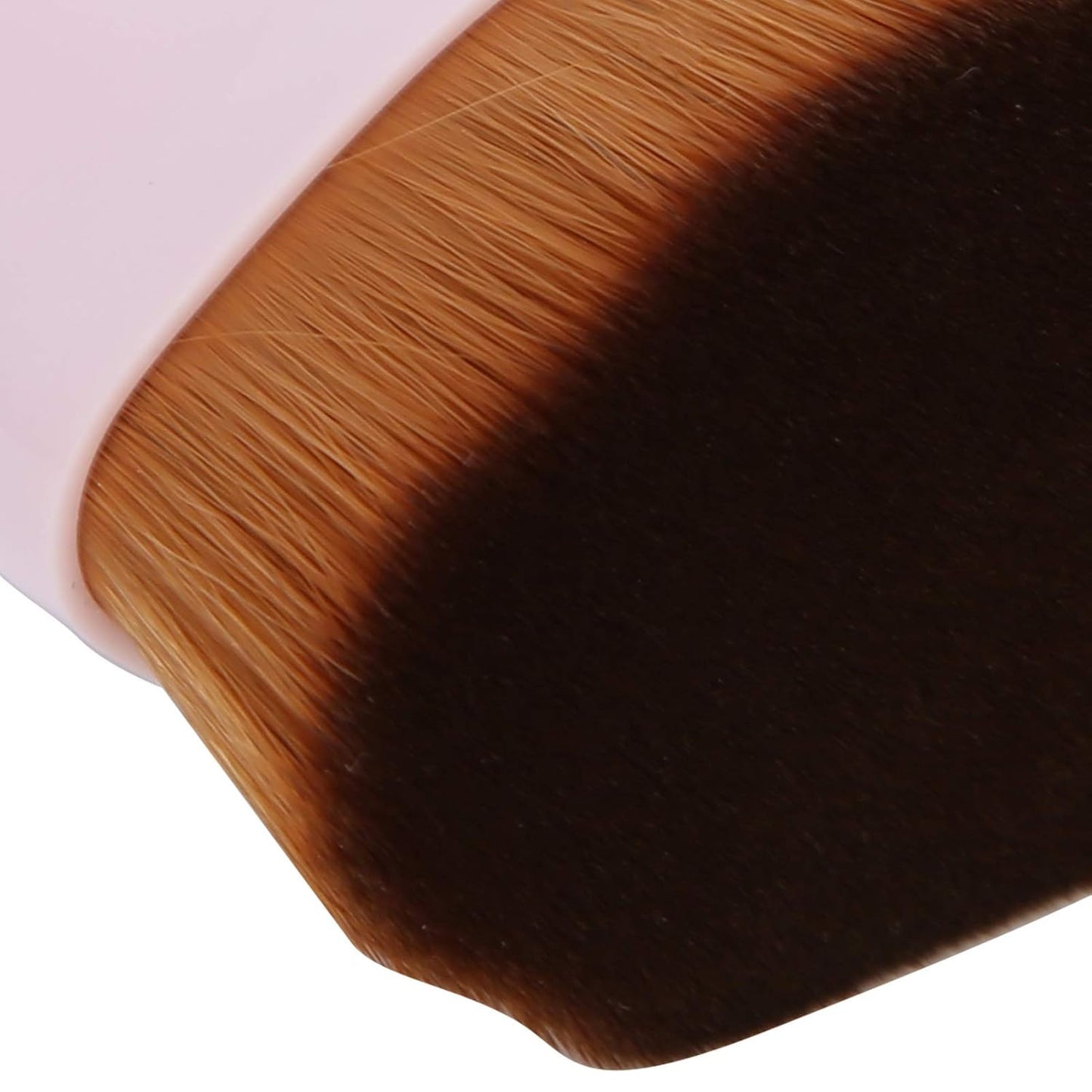 Hexagon Foundation Makeup Brush, High Density Flat Top Foundation Brush with Protective Case for Blending Liquid, Cream or Flawless Powder Cosmetics