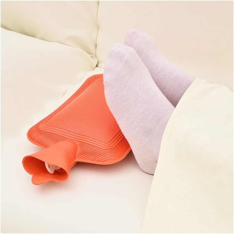 Modern European-Style Rubber Hot Water Bottle – Thickened Vintage Design, Hand Warmer – Factory Stock Available for Wholesale