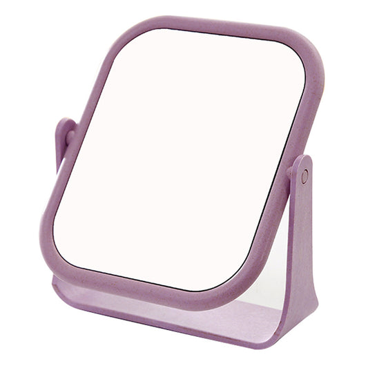 Wholesale double - sided table mirrors. Table - mounted and rotatable. Small mirrors for student makeup. Portable dressing table mirrors, princess - style