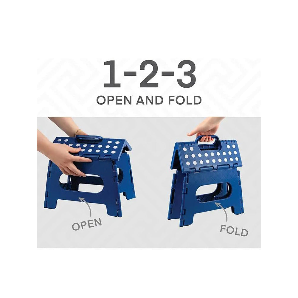 Thickened plastic folding stools, small children's stools, portable indoor and outdoor small stools, bathroom folding stools.