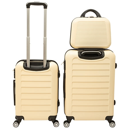 Factory - direct - sale three - piece luggage set: 14 - inch + 20 - inch + carry - on luggage, trolley suitcase set, customizable with corporate logo printing, ideal as gift boxes